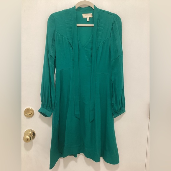 NWOT Anthropologie Gina Keyhole Dress by Moulinette Soeurs Green Size 2 - Picture 6 of 14